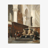 The Choir of the O.L.-Vrouwekerk in Breda with the Tomb of Engelbert II of Nassau by Johannes Bosboom - thumbnail_0_nf_66fc79c18213847b6f3579d5